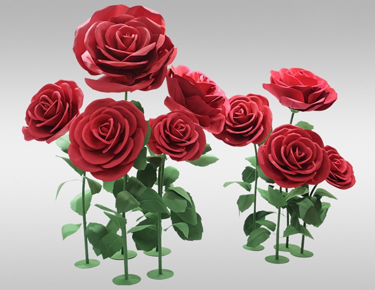 big rose flower making with paper big rose flower making with paper