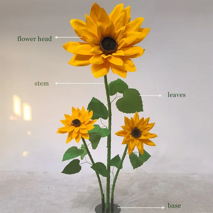 Giant Paper Sunflower – Handmade Oversized Paper Flower factory