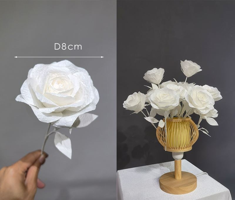 Mini papírvirágok kézművességhez